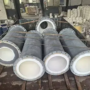 Трубы и фитинги с керамической футеровкой для транспортировки минеральной пульпы и хвостов обогащения